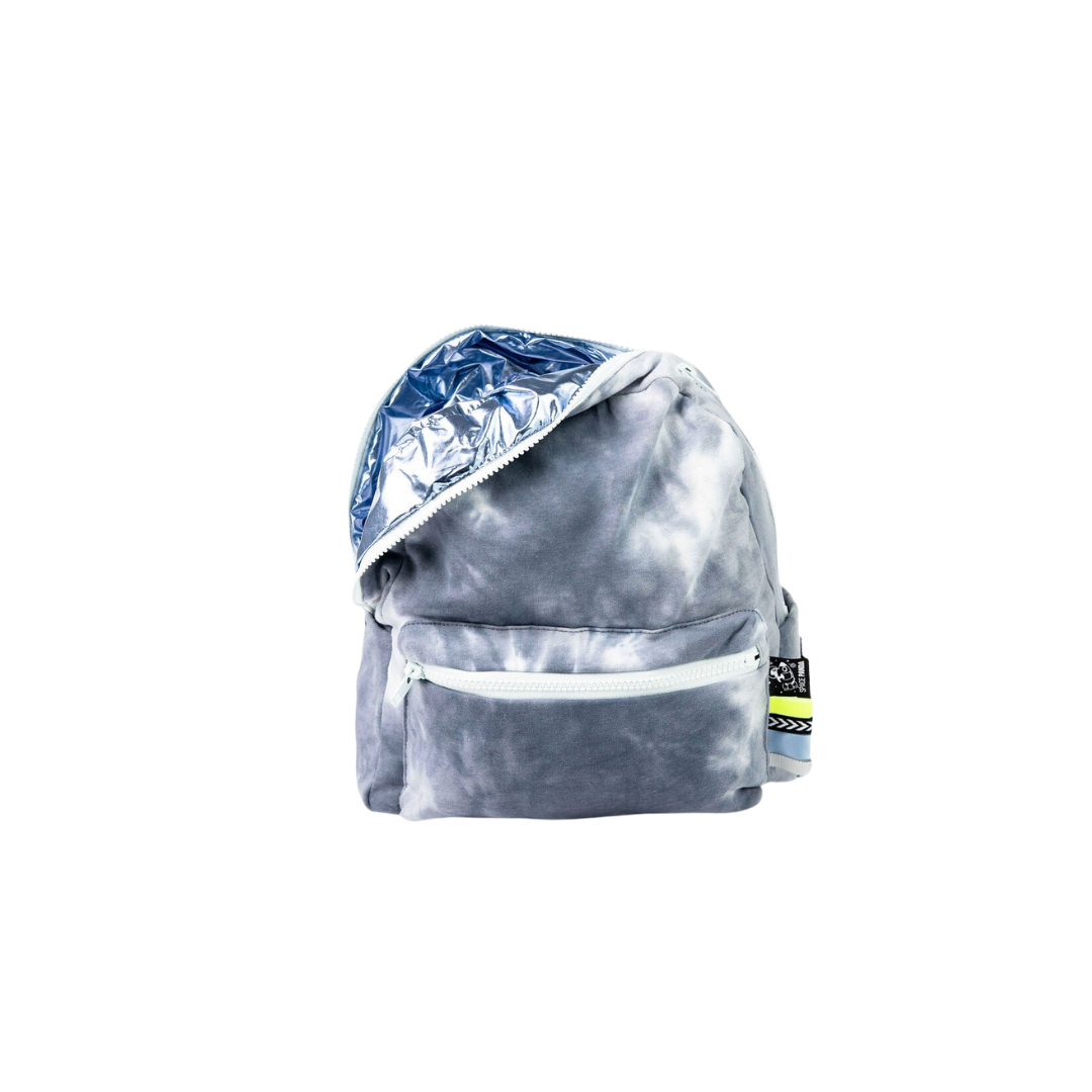 Blue Tie Dye Big Backpack