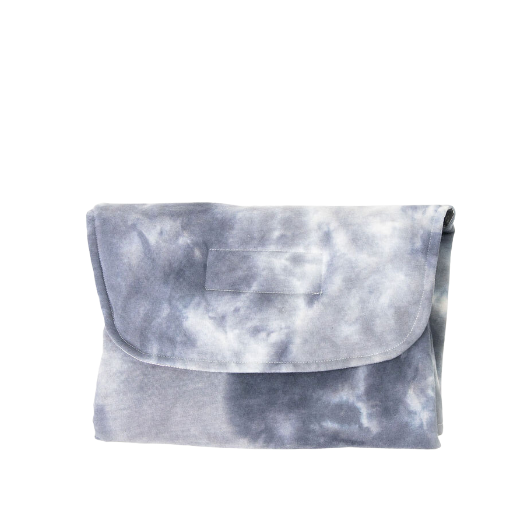 Blue Tie Dye Diaper Changer