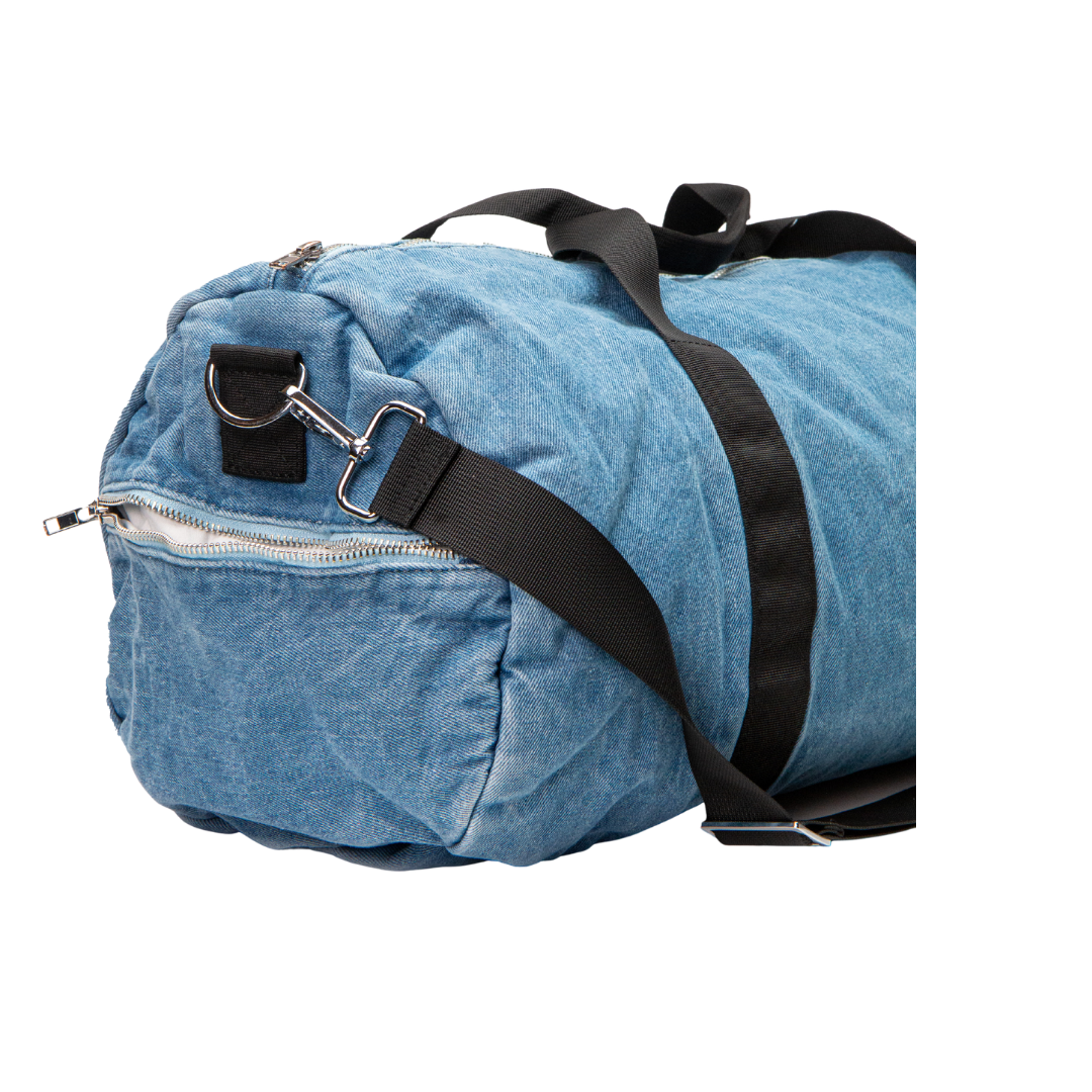 Denim Duffle Bag