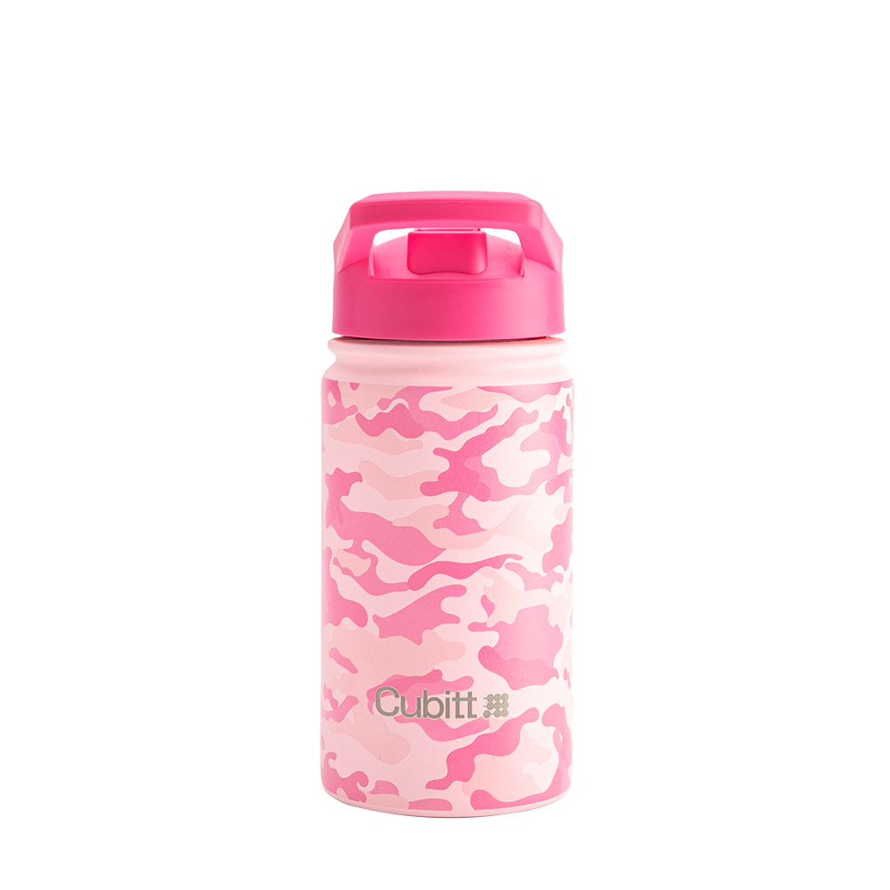Pink Army Water Bottle