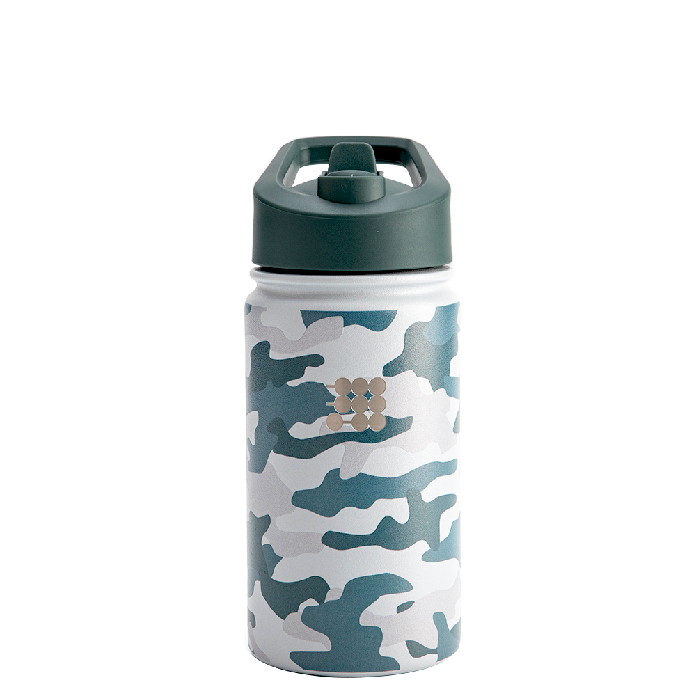 Gray Army Water Bottle