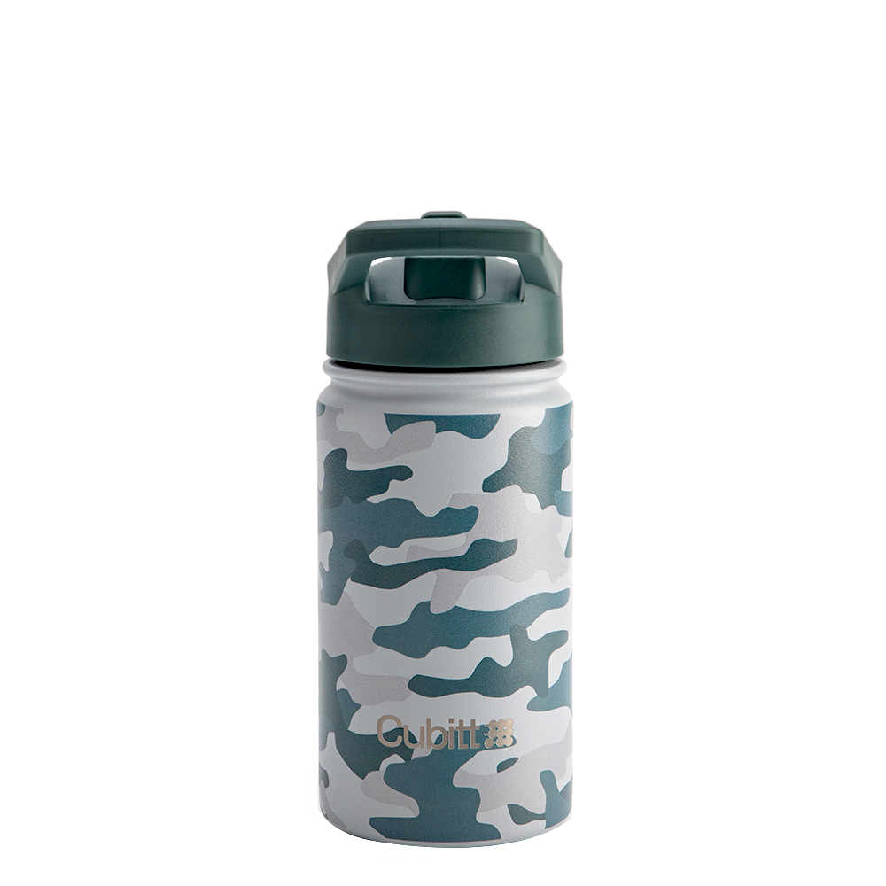 Gray Army Water Bottle
