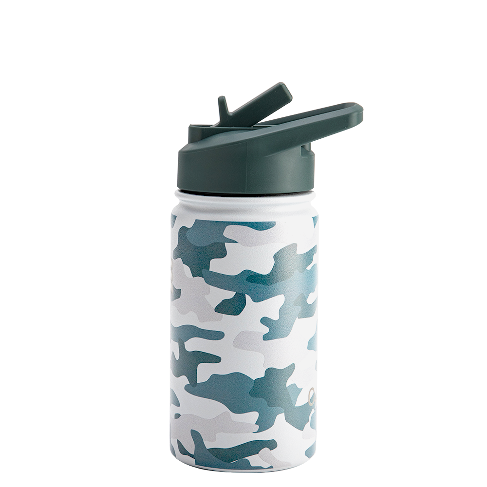 Gray Army Water Bottle