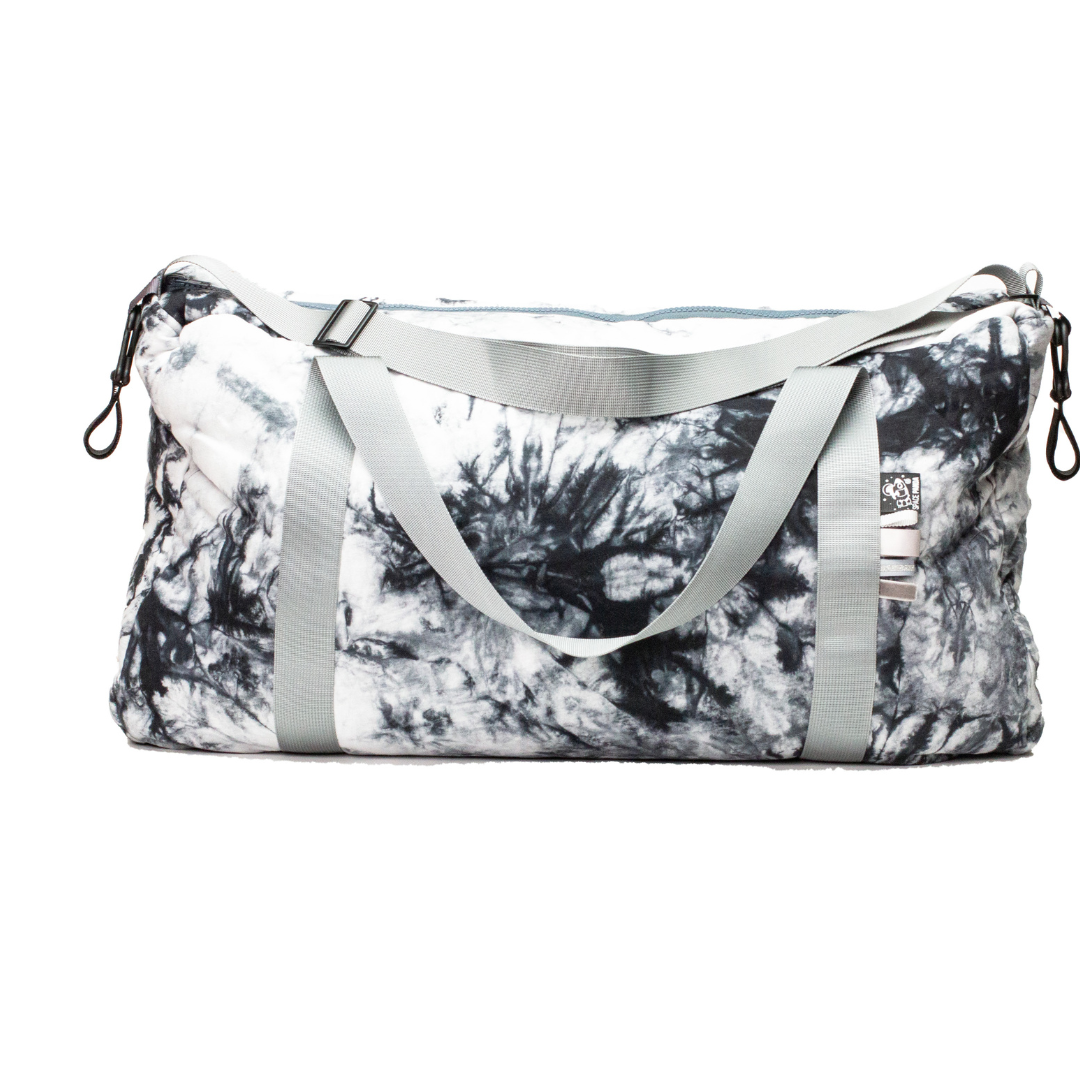 Black Tie Dye Duffle Bag