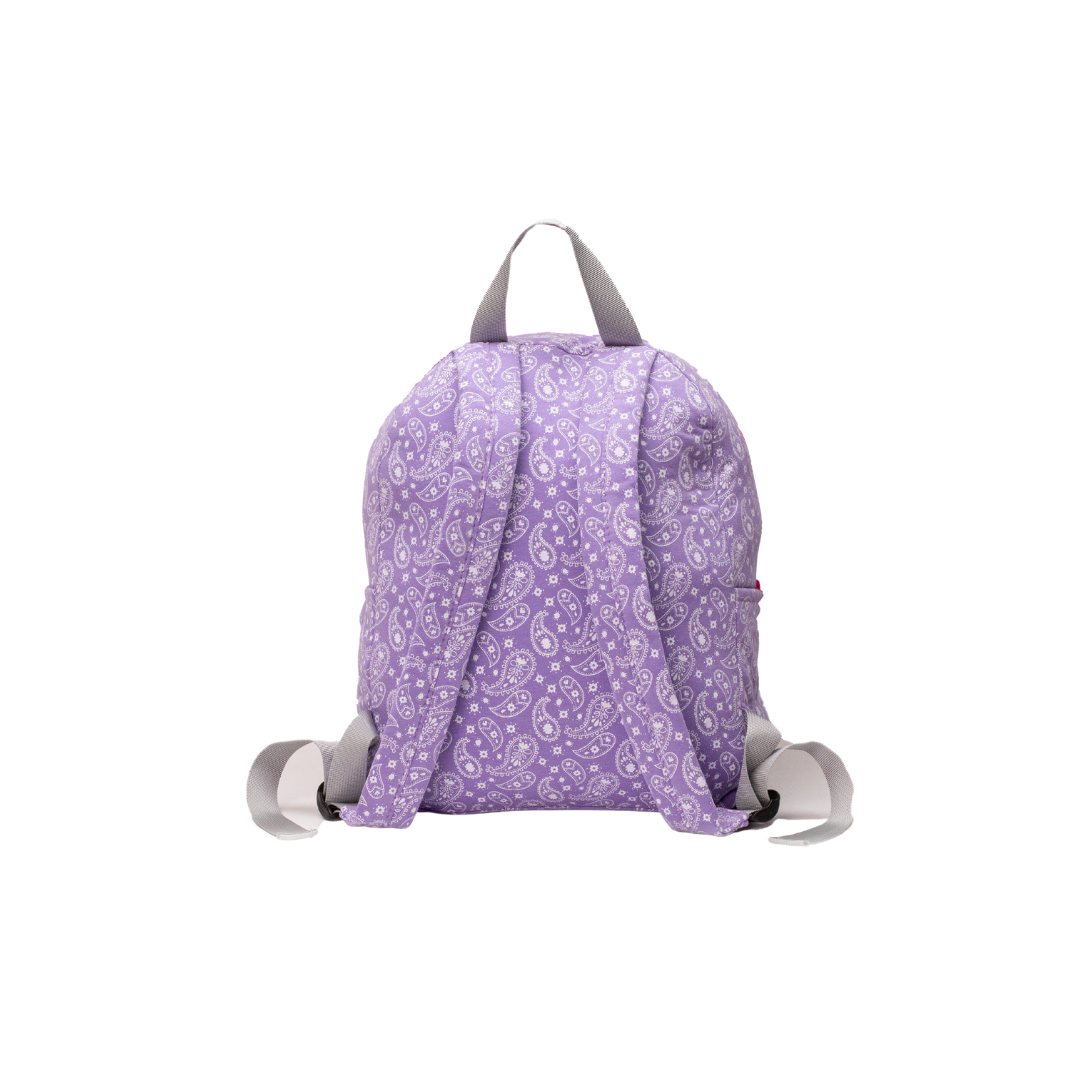 Lilac Paisley Big Backpack