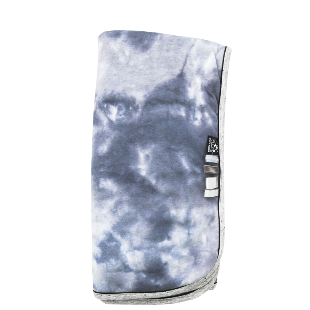 Blue Tie Dye Summer Blanket