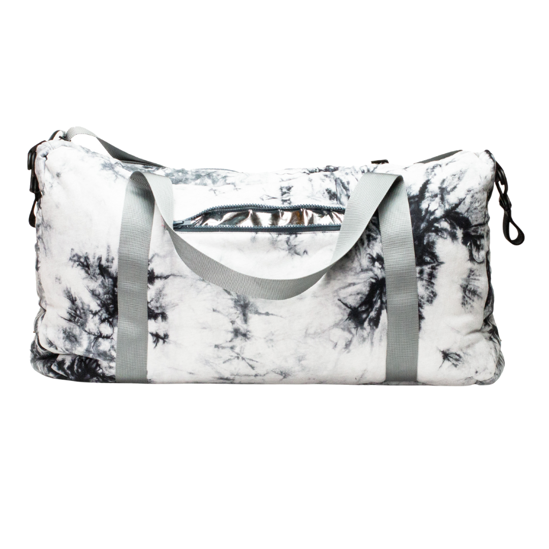 Black Tie Dye Duffle Bag