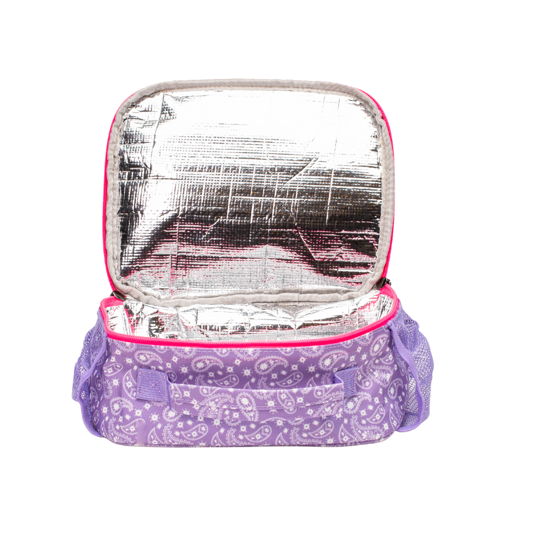 Lilac Paisley Lunchbox