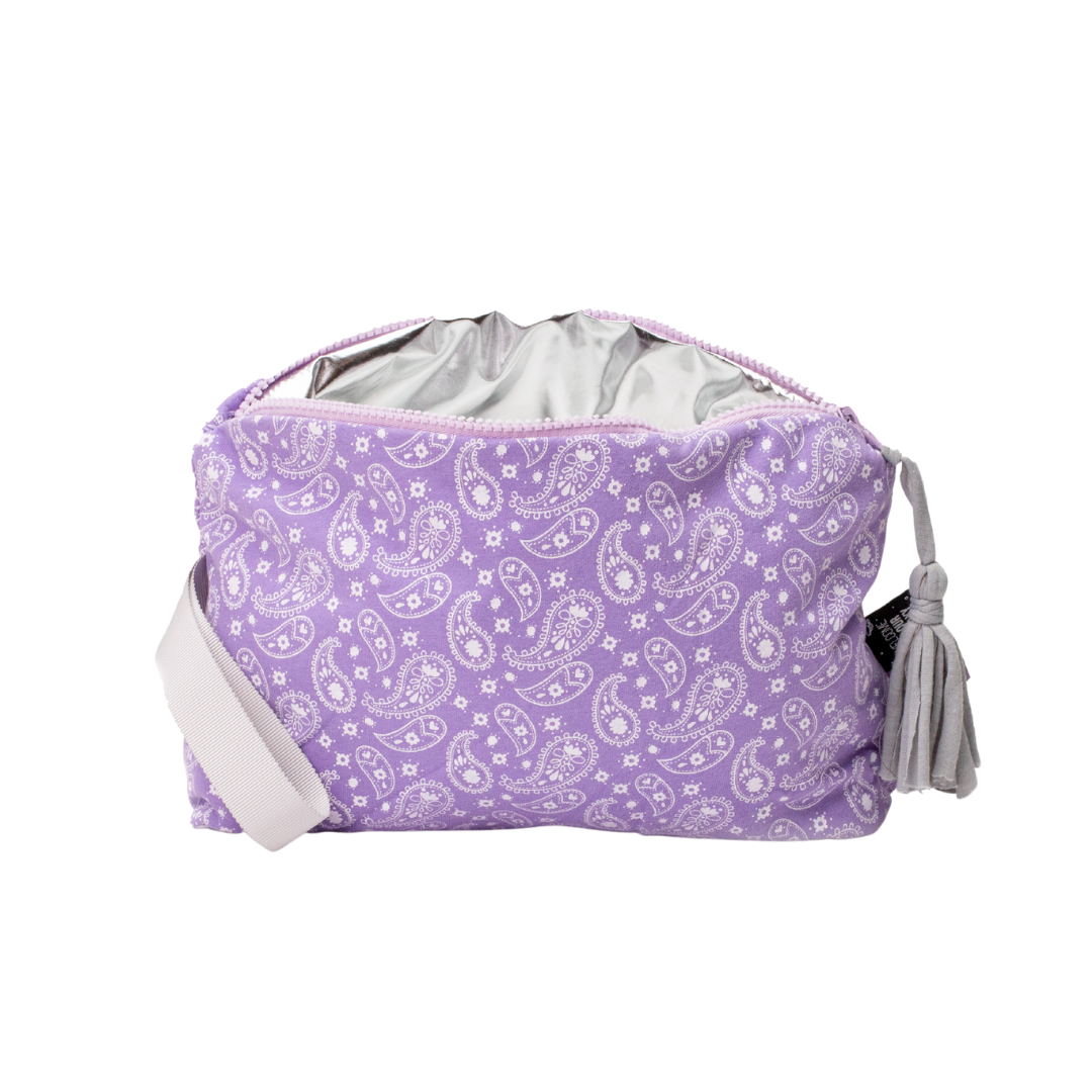 Lilac Paisley Pouch