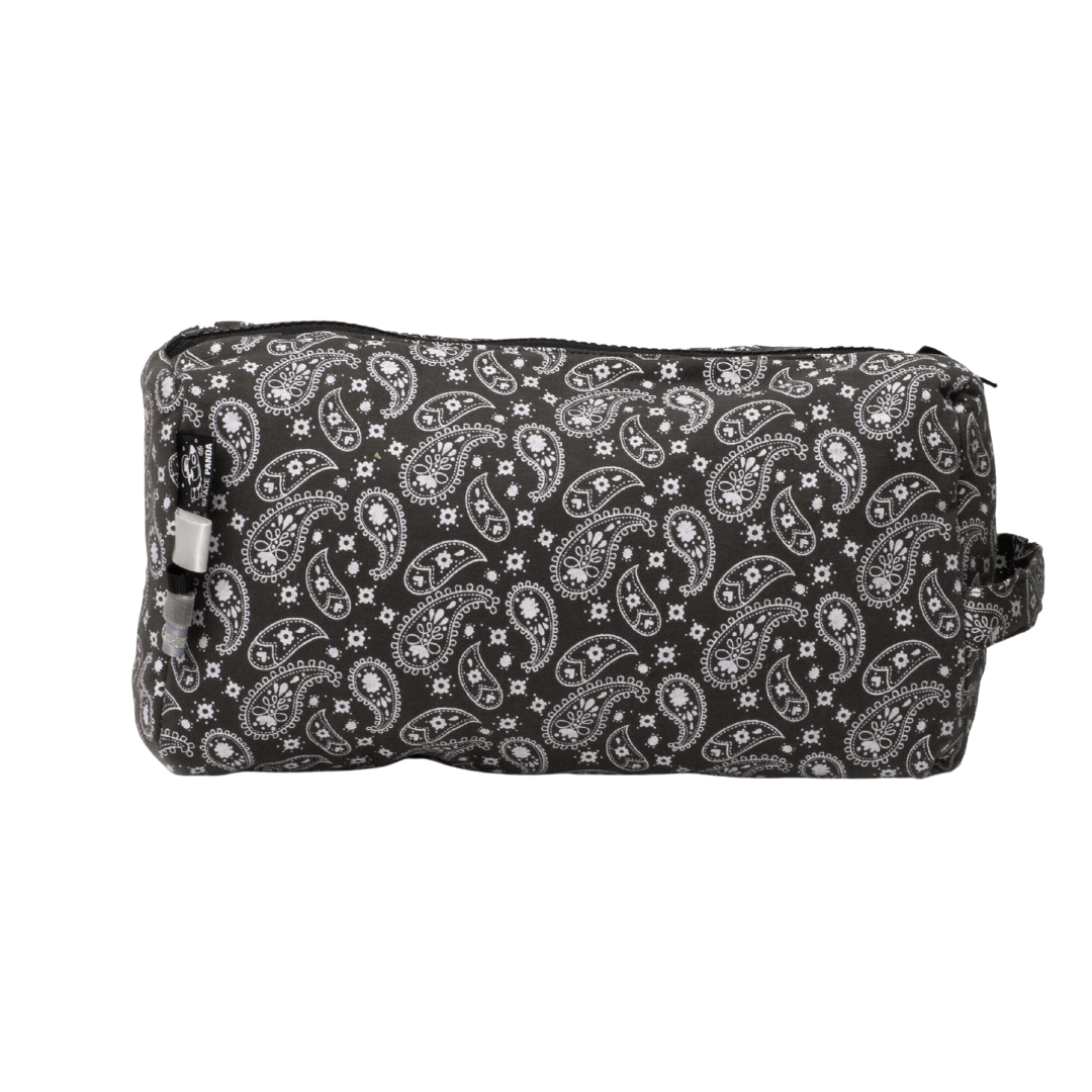 Dark Paisley Toiletry Bag