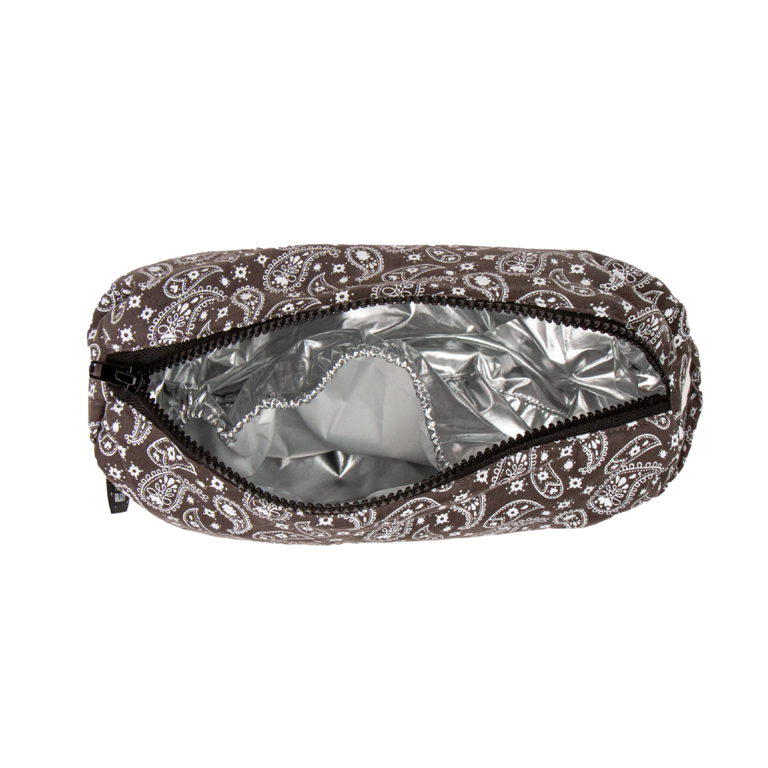 Dark Paisley Toiletry Bag