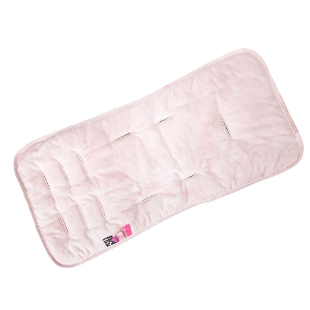 Pink Tie Dye Stroller Mat