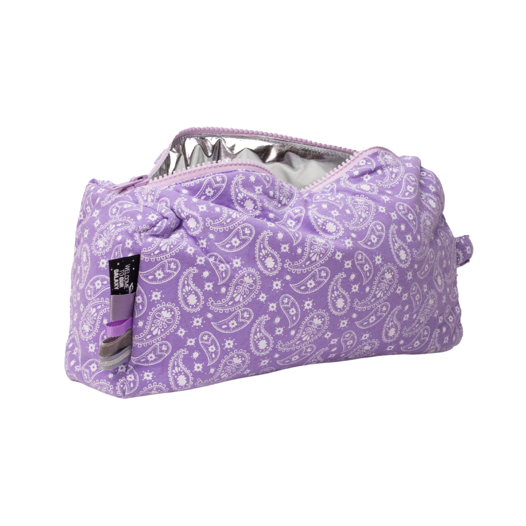 Lilac Paisley Toiletry Bag