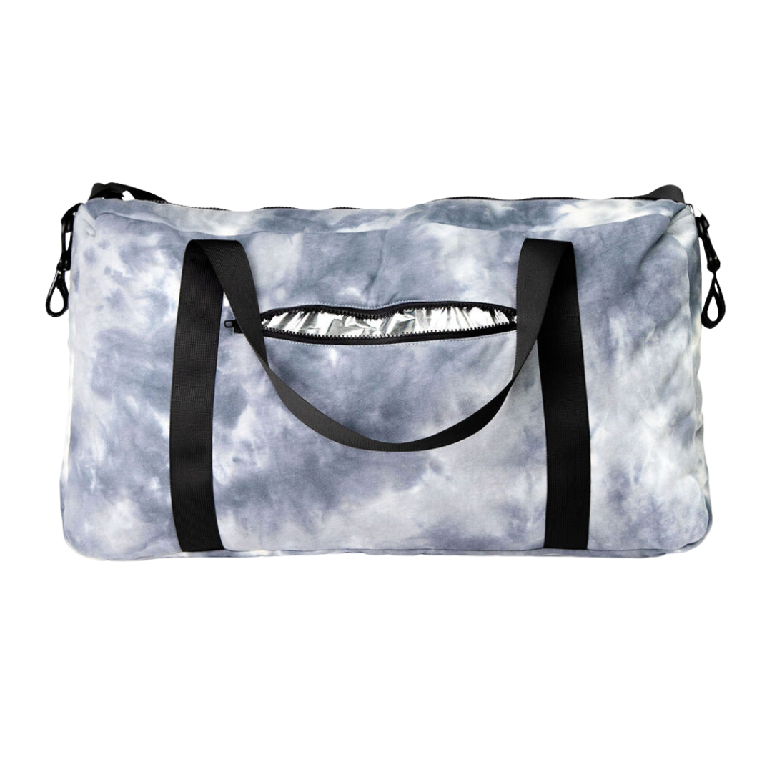 Blue Tie Dye Duffle Bag
