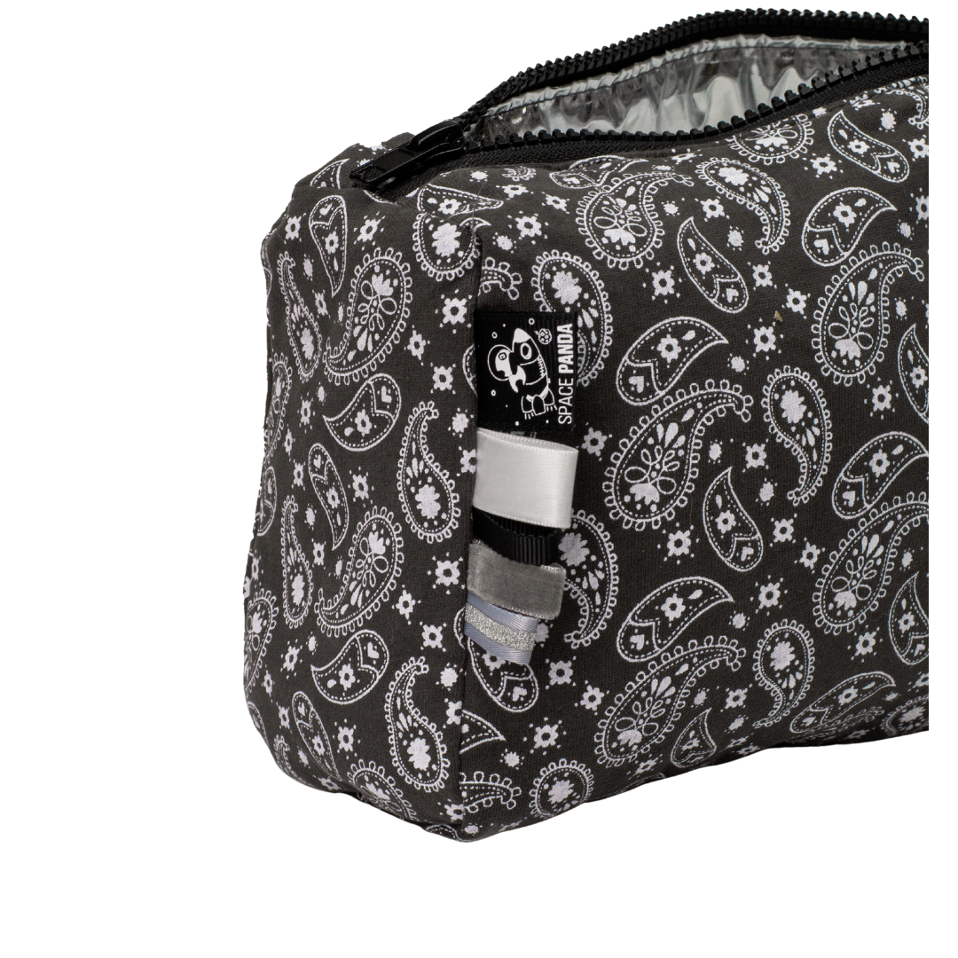 Dark Paisley Toiletry Bag