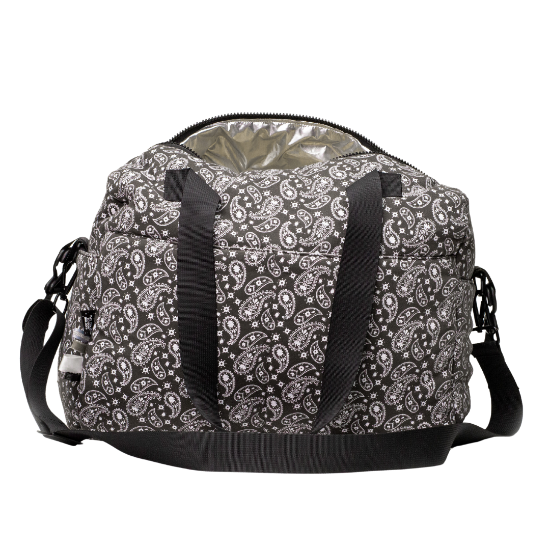 Dark Paisley Diaper Bag