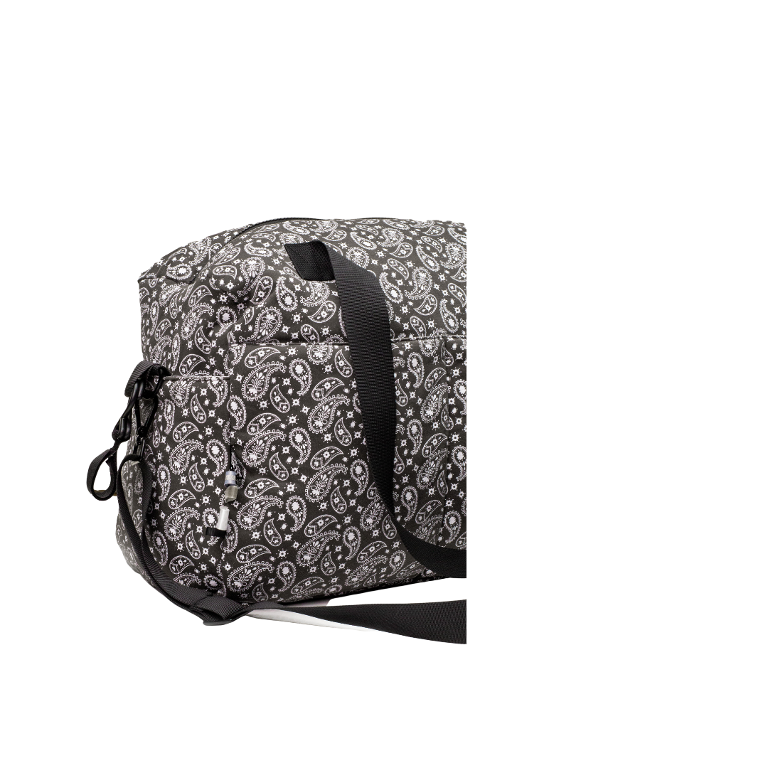 Dark Paisley Diaper Bag