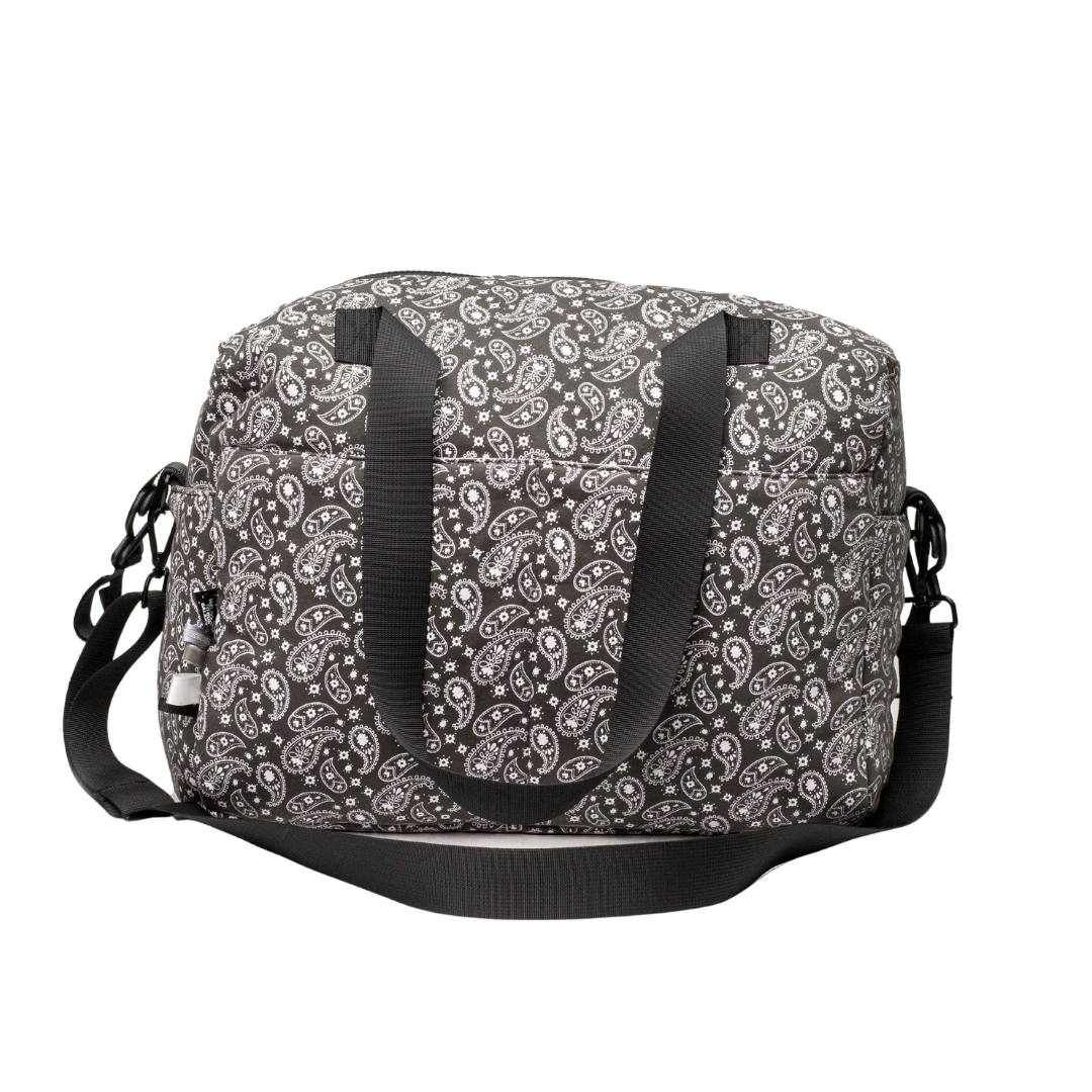 Dark Paisley Diaper Bag