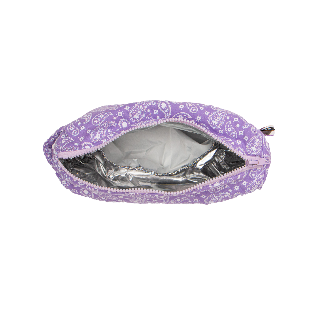 Lilac Paisley Toiletry Bag