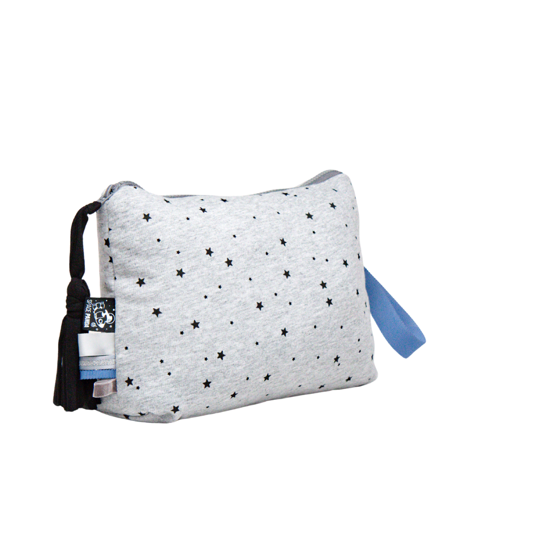 Grey Stars Pouch