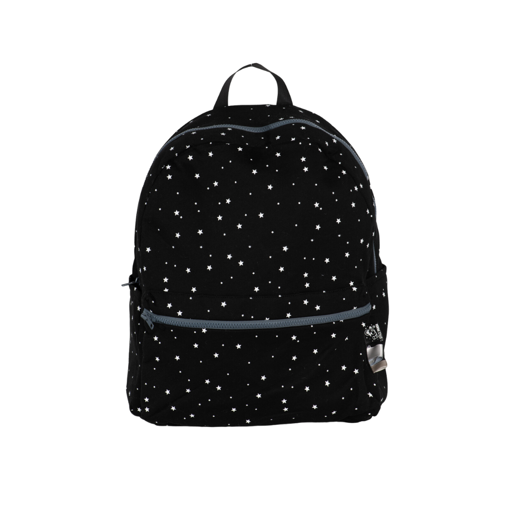 Black with white stars Big Backpack