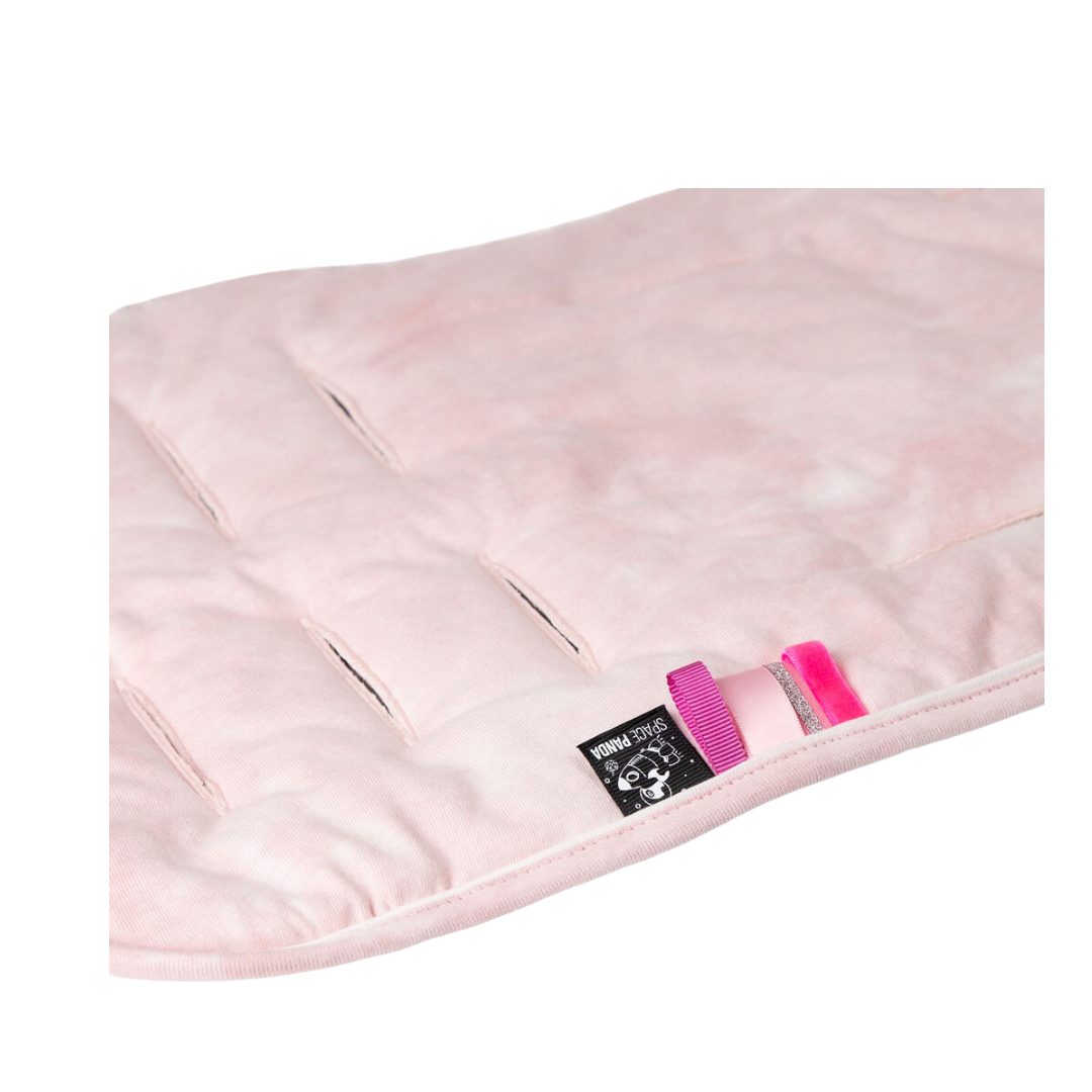 Pink Tie Dye Stroller Mat