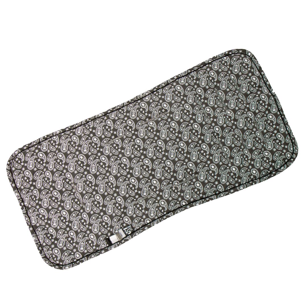 Dark Paisley Stroller Mat