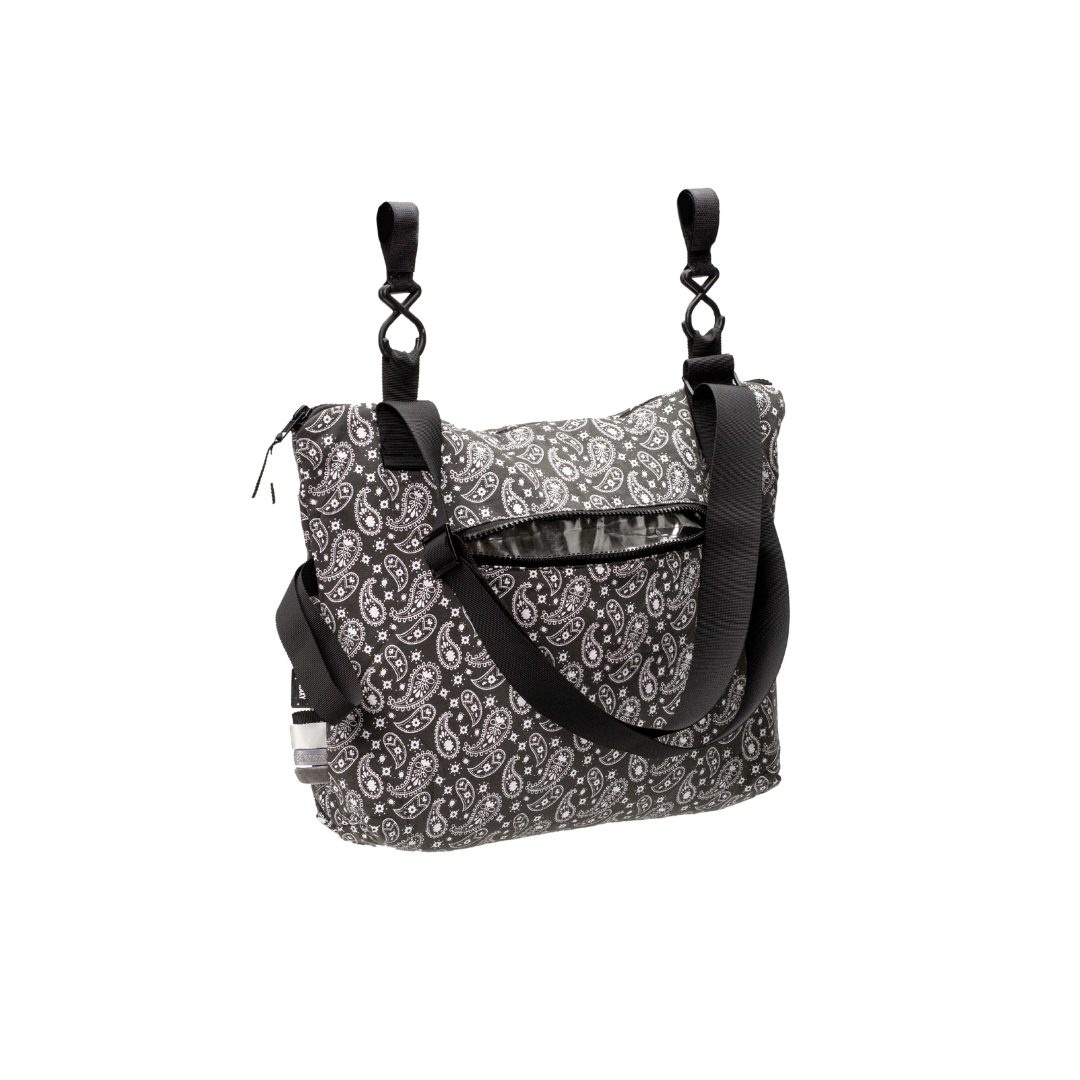 Dark Paisley Stroller Bag