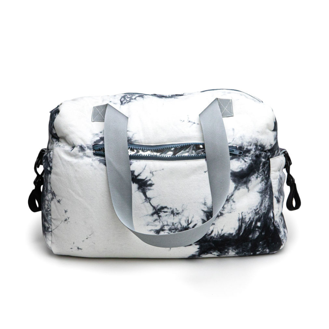 Black Tie Dye Diaper Bag