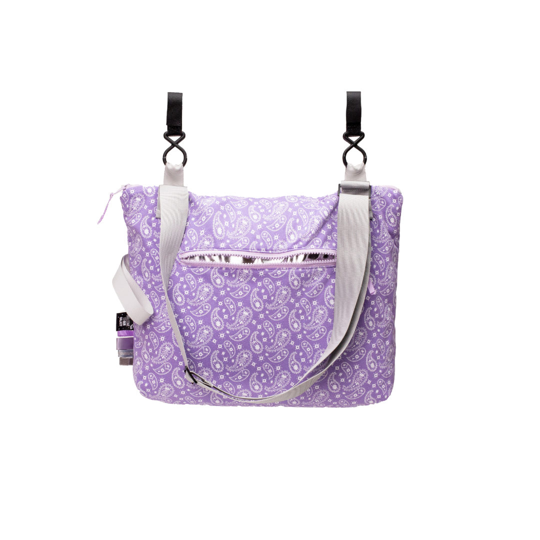 Lilac Paisley Stroller Bag