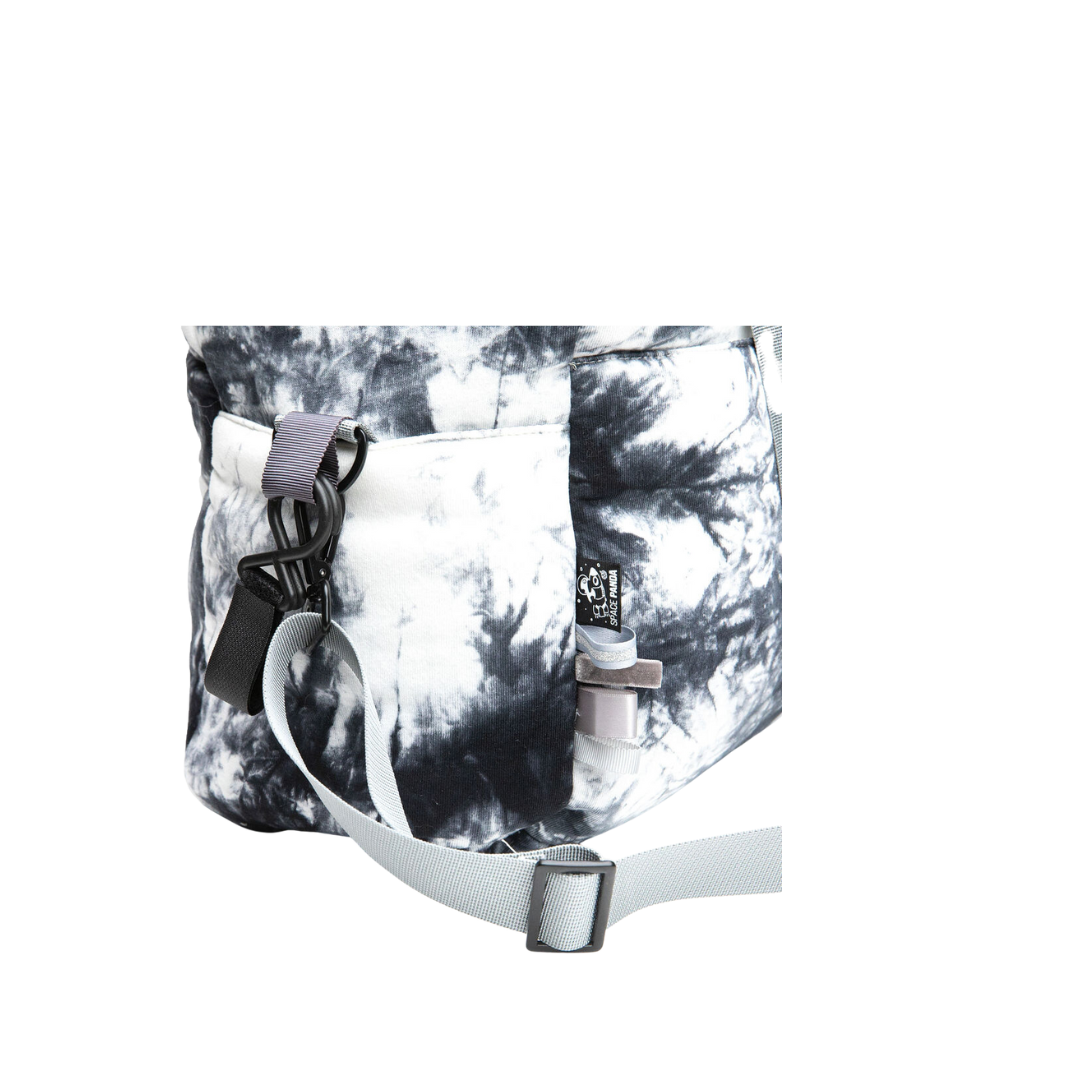 Black Tie Dye Diaper Bag