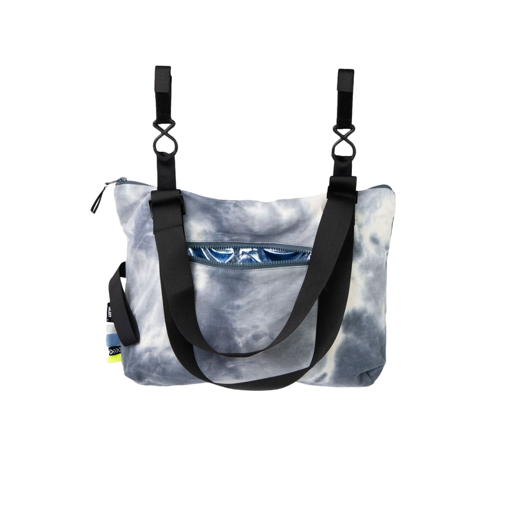 Blue Tie Dye Stroller Bag