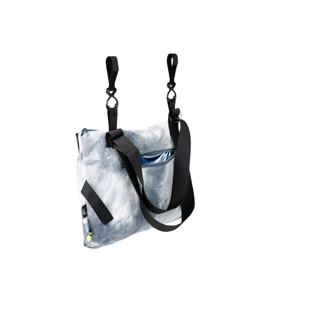 Blue Tie Dye Stroller Bag