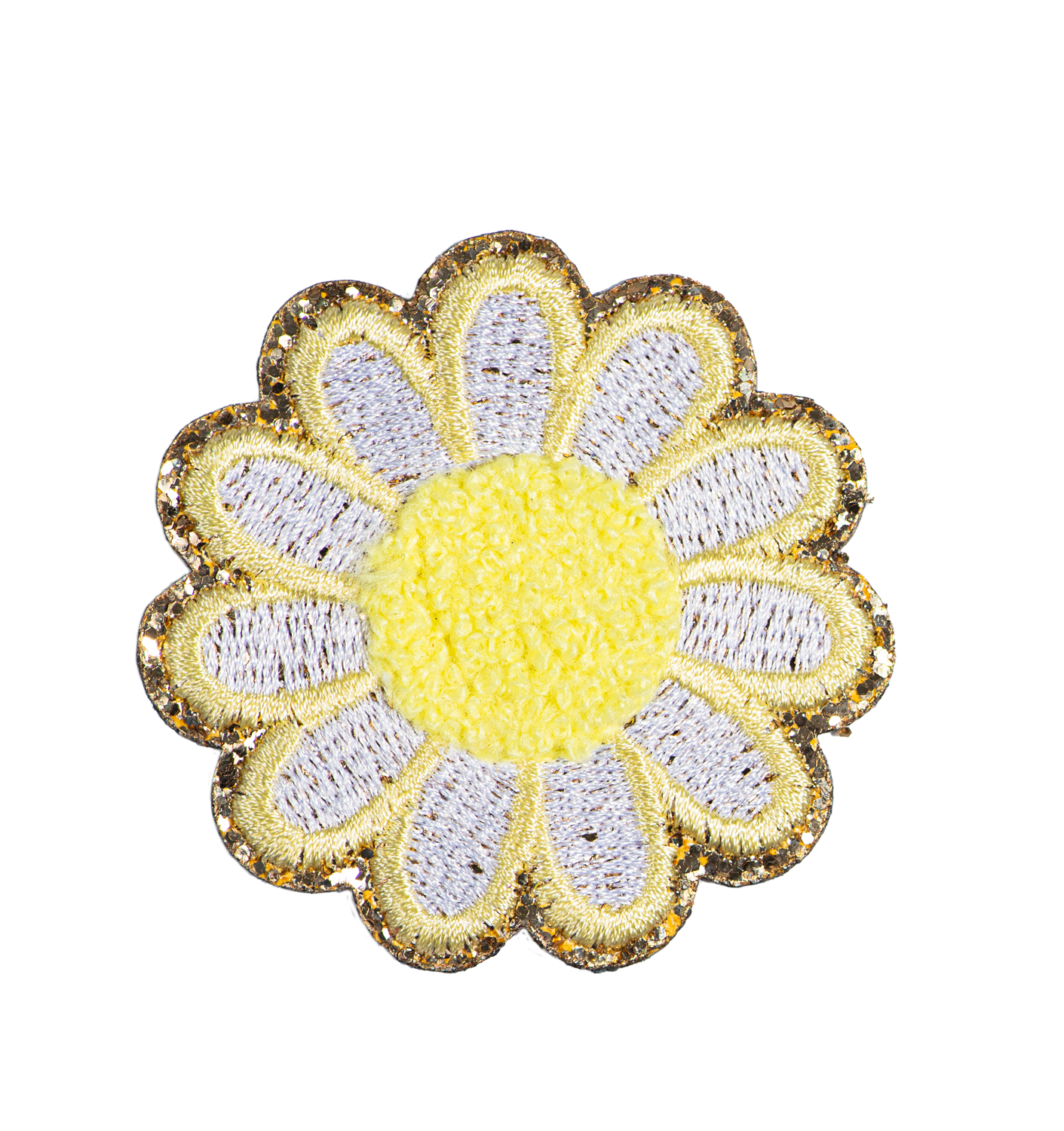 Patch - Embroidered Daisy Flower