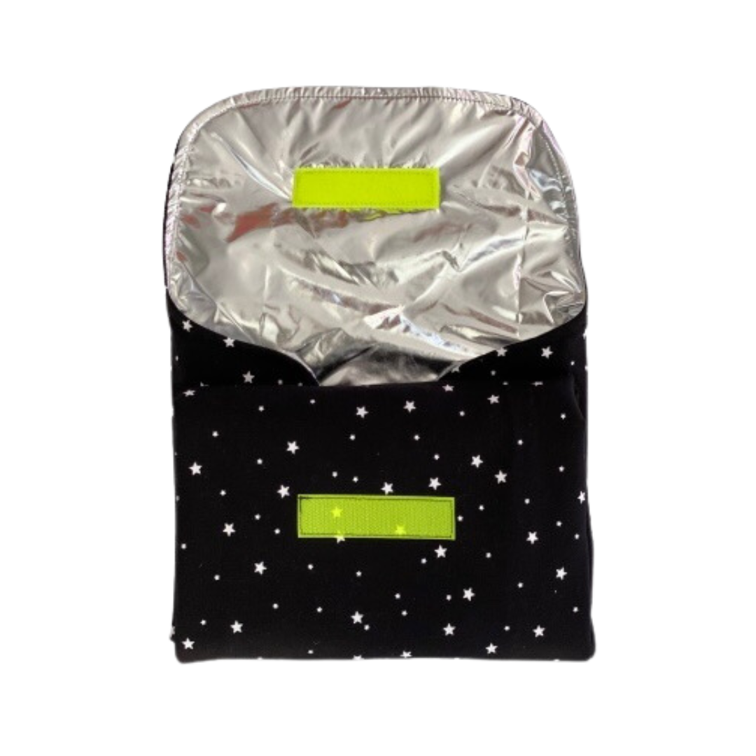 Black With White Stars Diaper Changer