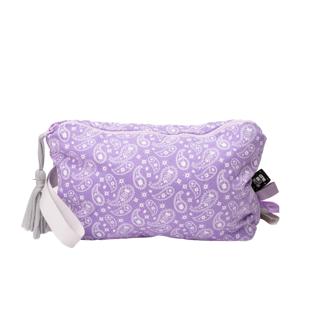 Lilac Paisley Pouch