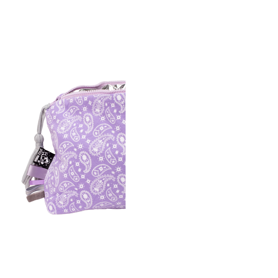 Lilac Paisley Pouch