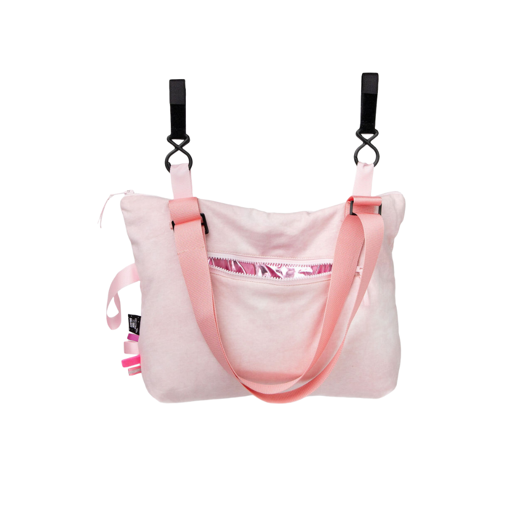 Pink Tie Dye Stroller Bag