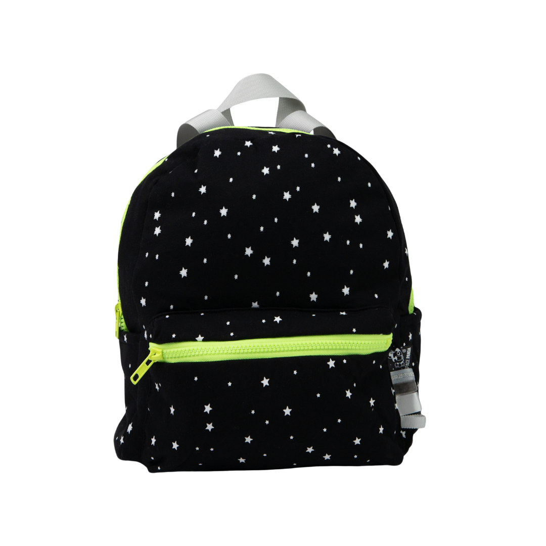 Black With White Stars Backpack