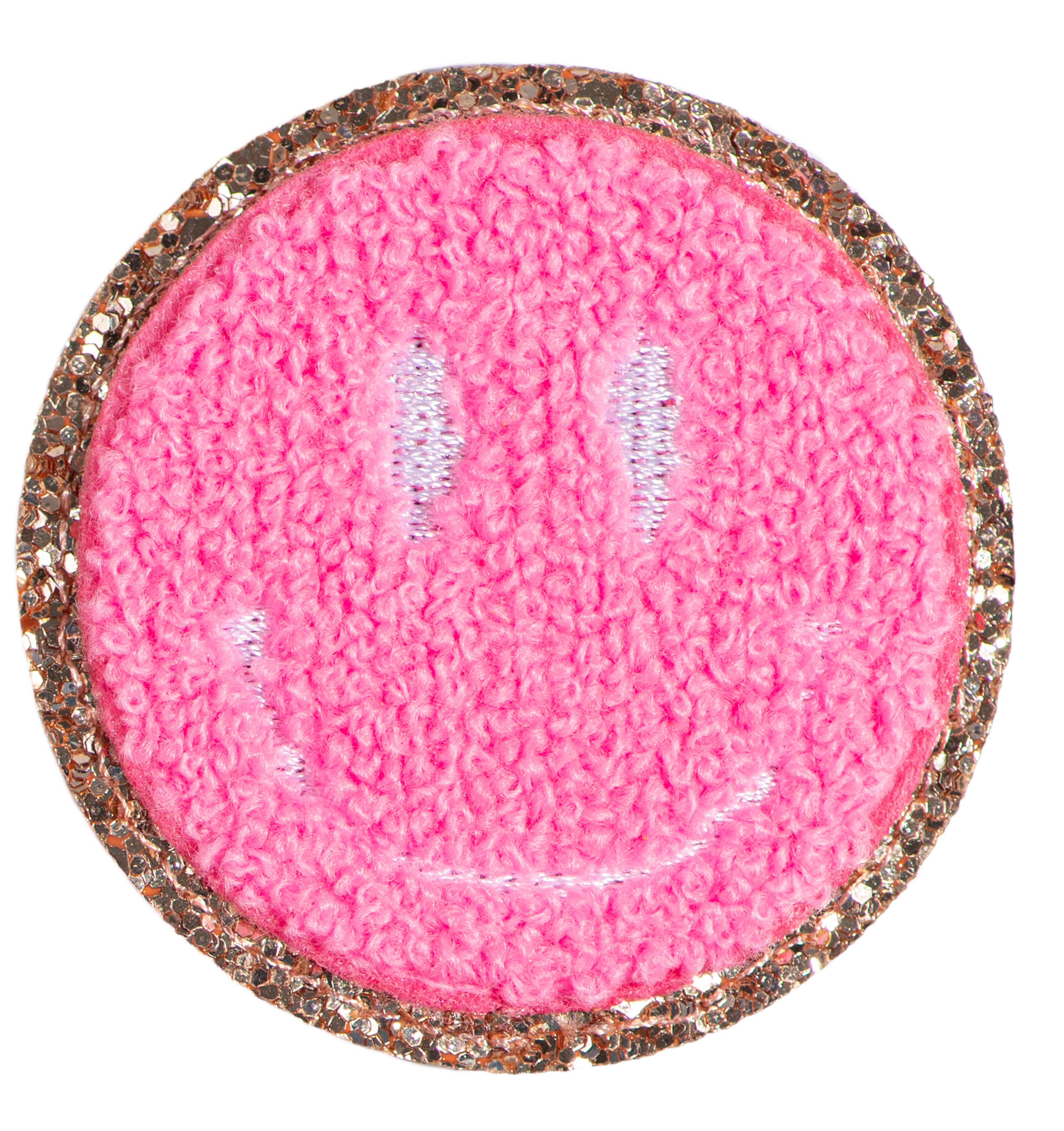 Patch - Neon Pink Smiley face | somethingbaby