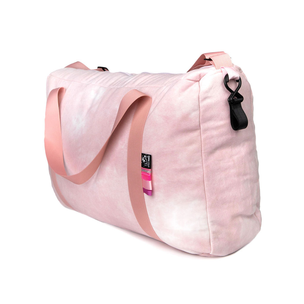 Pink Tie Dye Duffle Bag