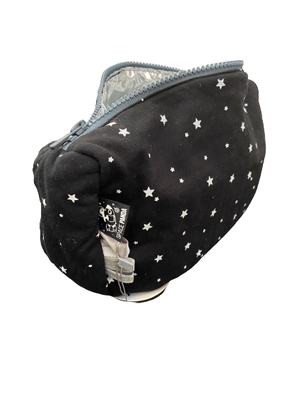 Black with white stars Toiletry Bag